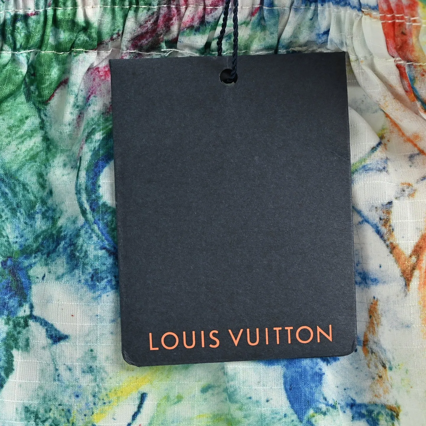 Louis Vuitton/Louis Vuitton 21ss crayon graffiti nylon beach shorts